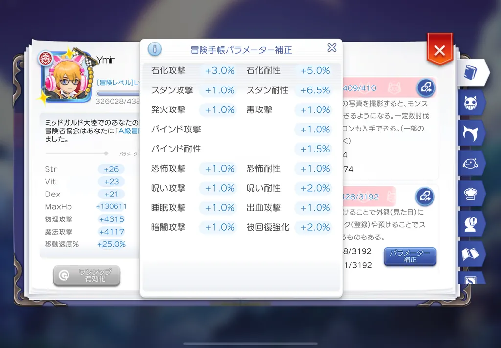 パラメータ補正8